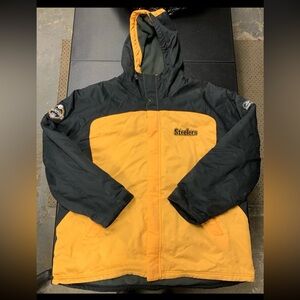 NFL Steelers Five Time Super Bowl Champions Jacket  Size 2x